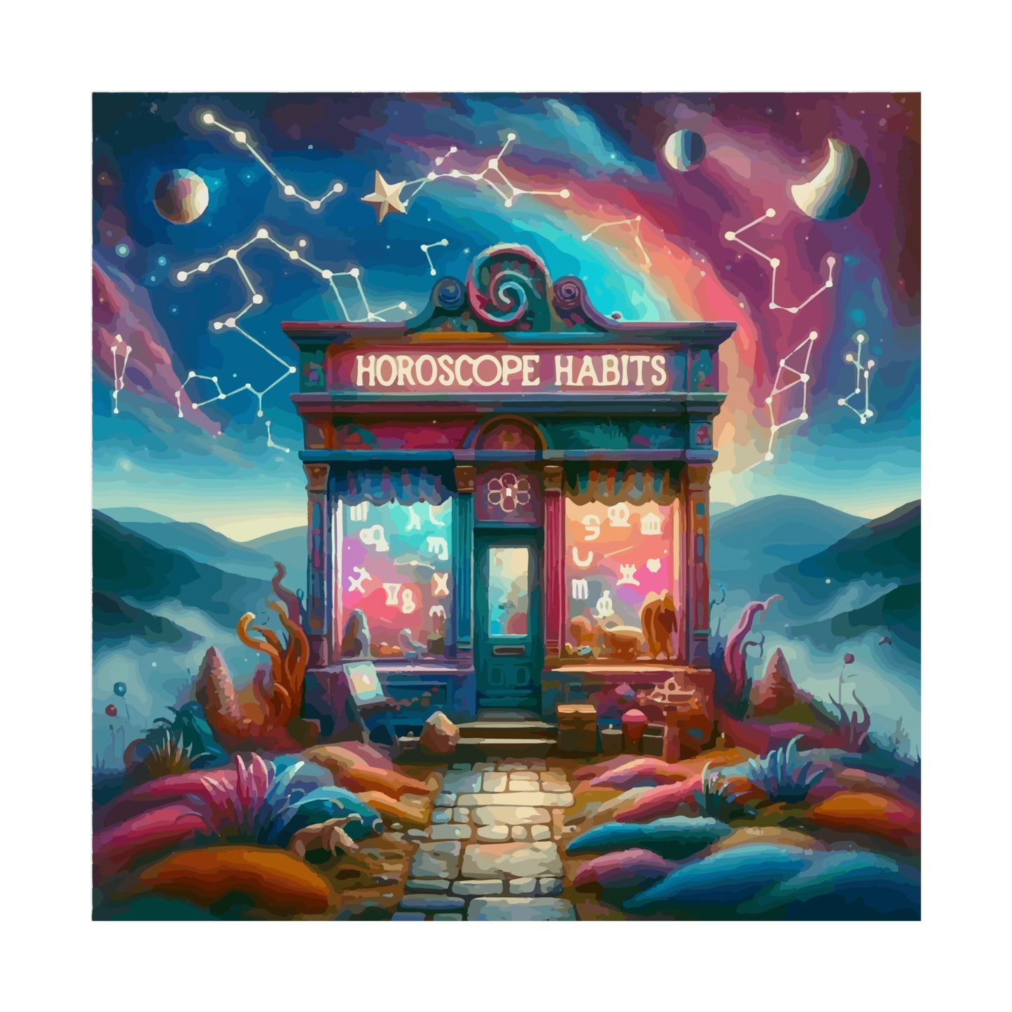 Horoscope Habits Galaxy Store V.2 Poster