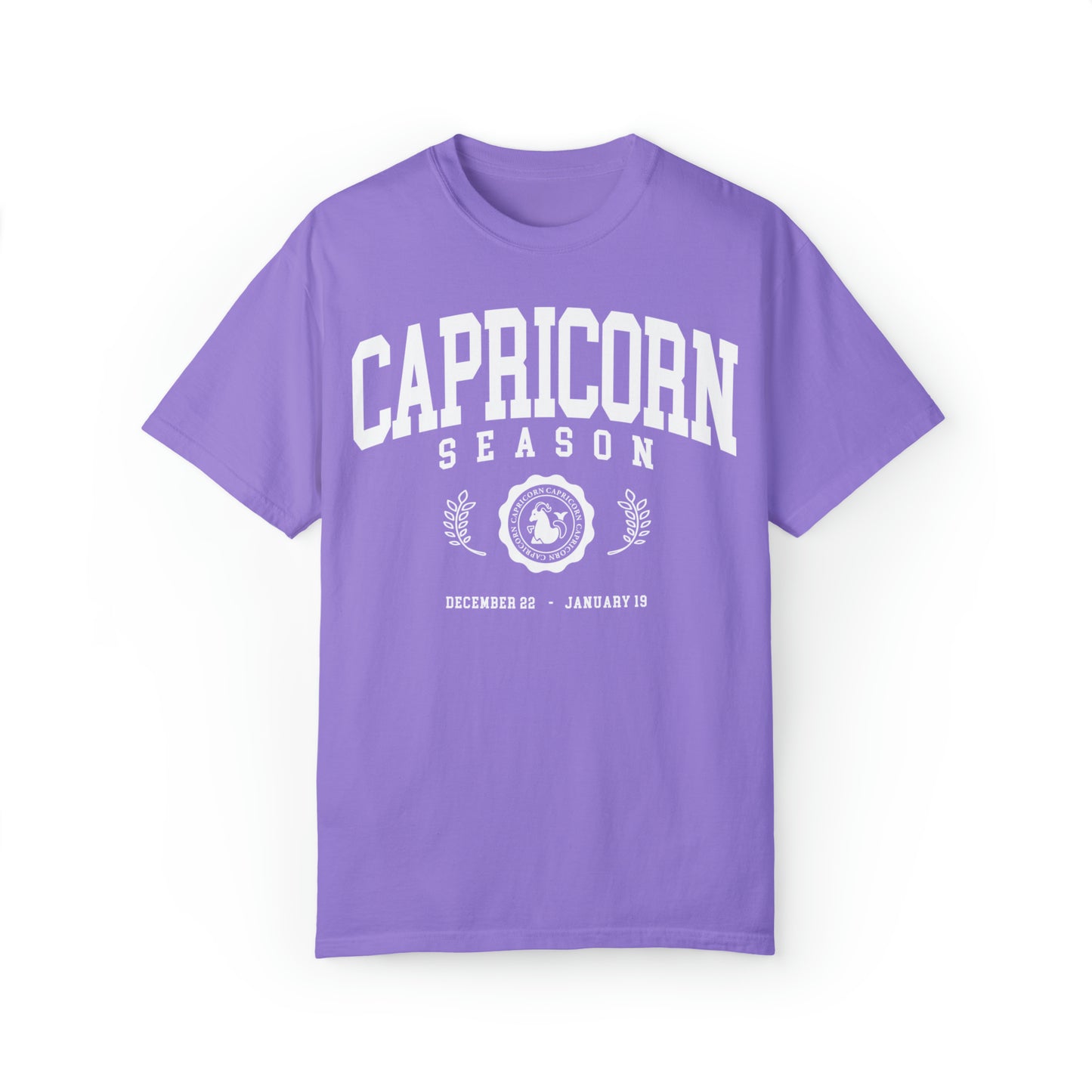 Capricorn Season University-Style Tee