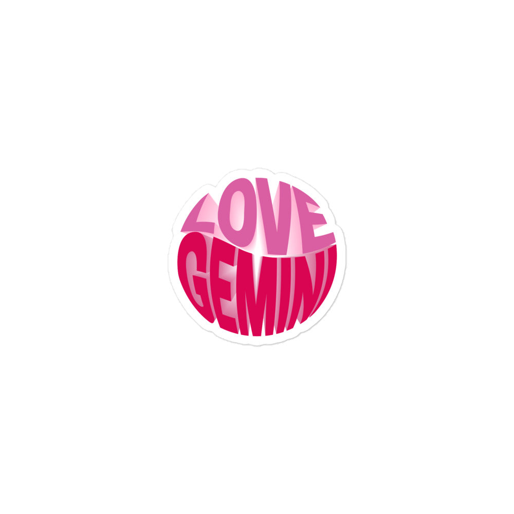 Love Gemini Sticker