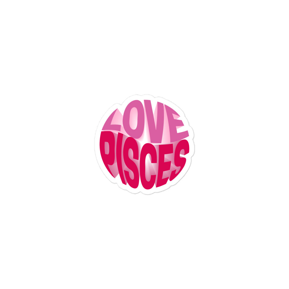 Love Pisces Sticker