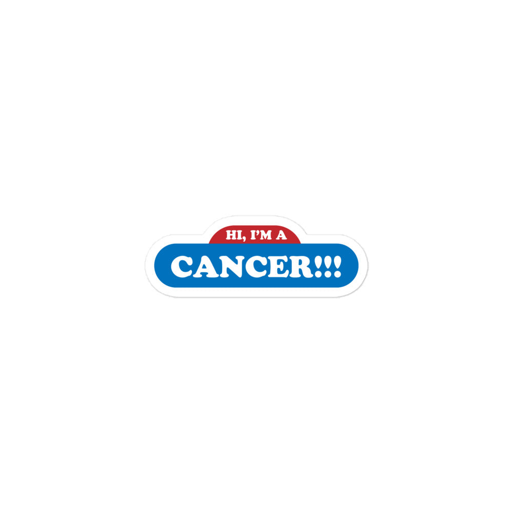 Hi, I'm a Cancer Sticker