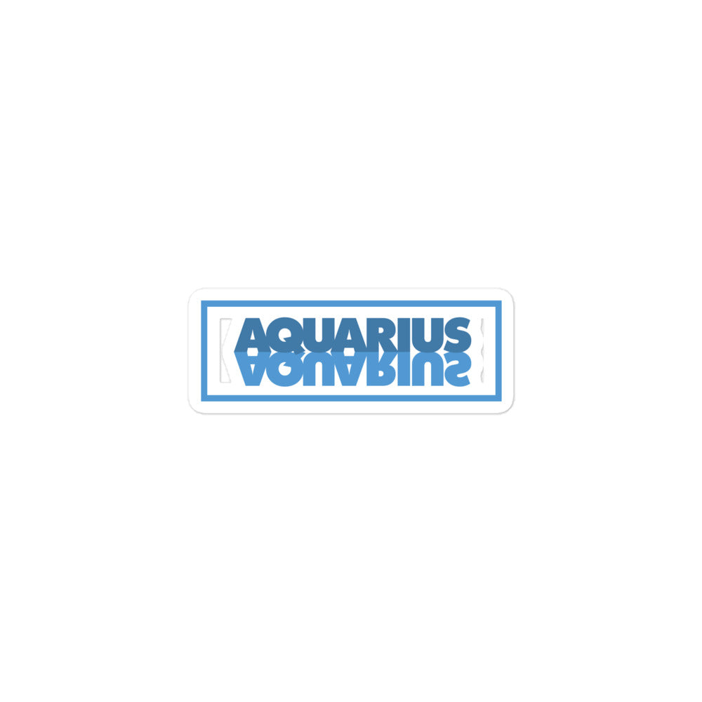 Aquarius Reflection Sticker