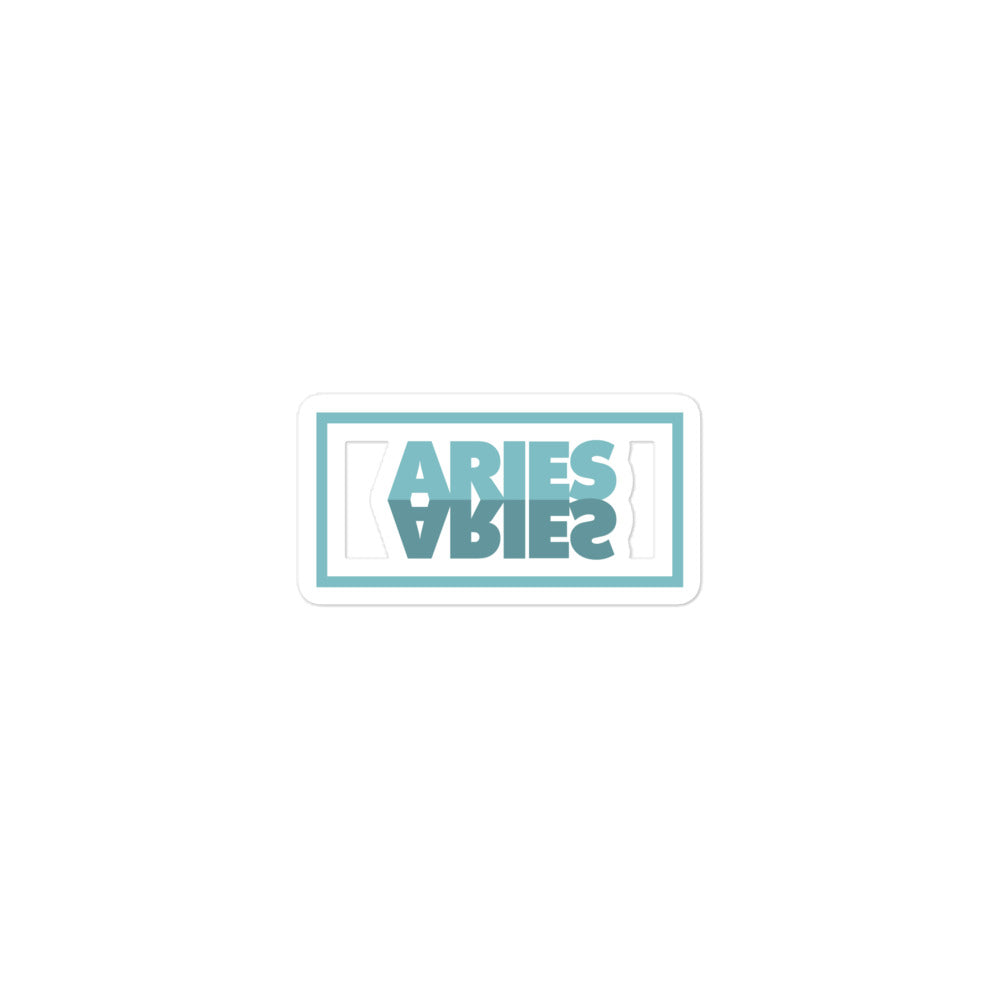 Aries Reflection Sticker