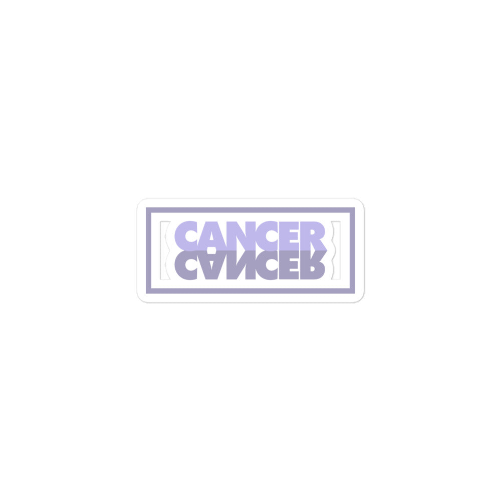 Cancer Reflection Sticker