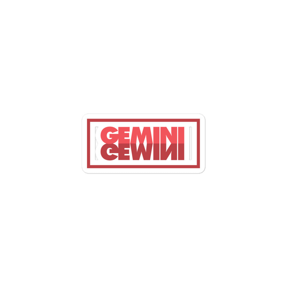 Gemini Reflection Sticker