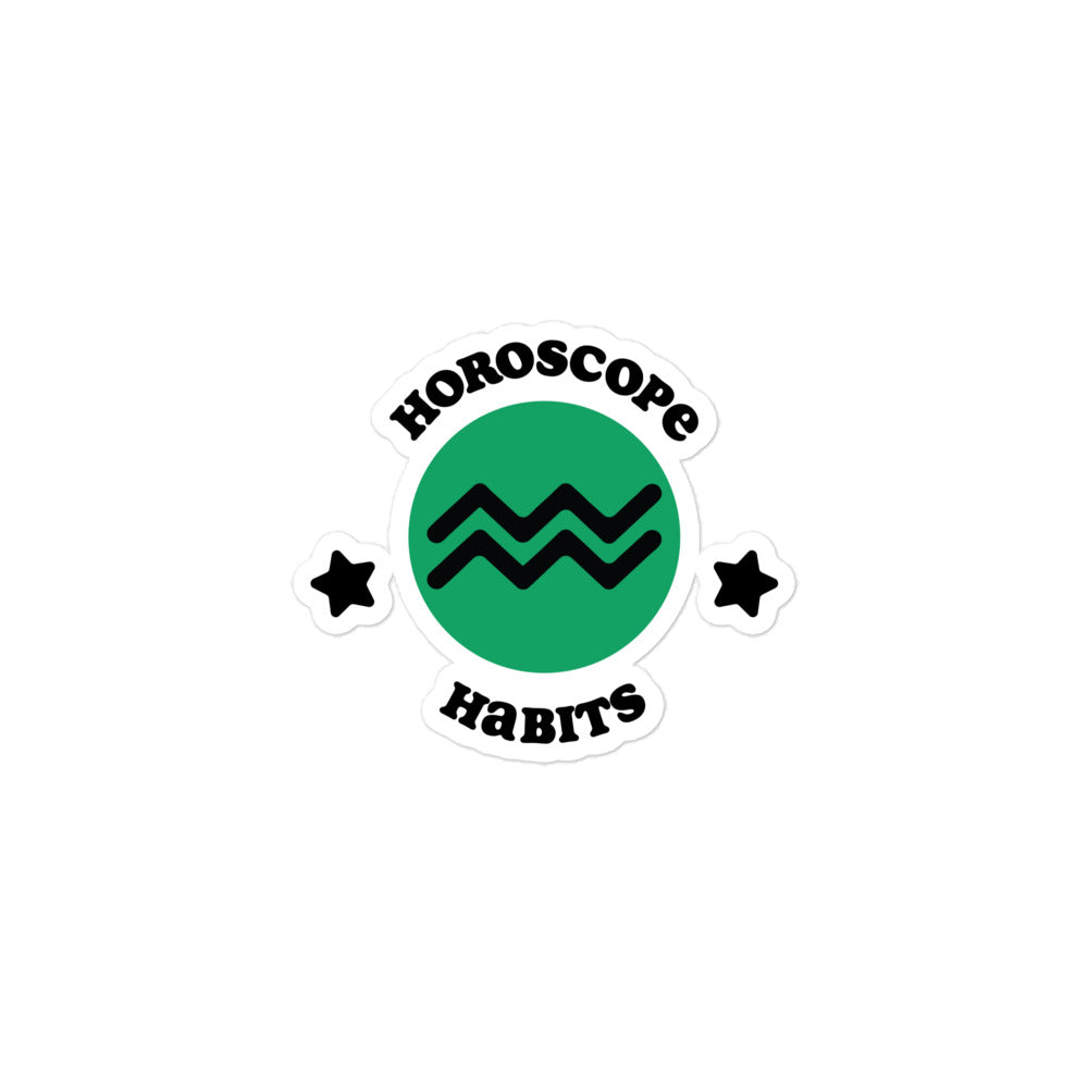 Aquarius Symbol Sticker