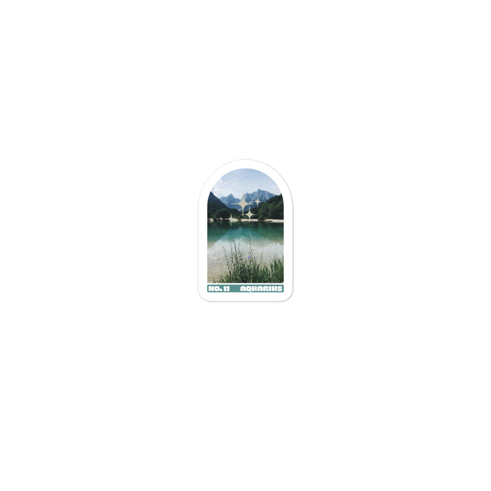 Aquarius Window Sticker