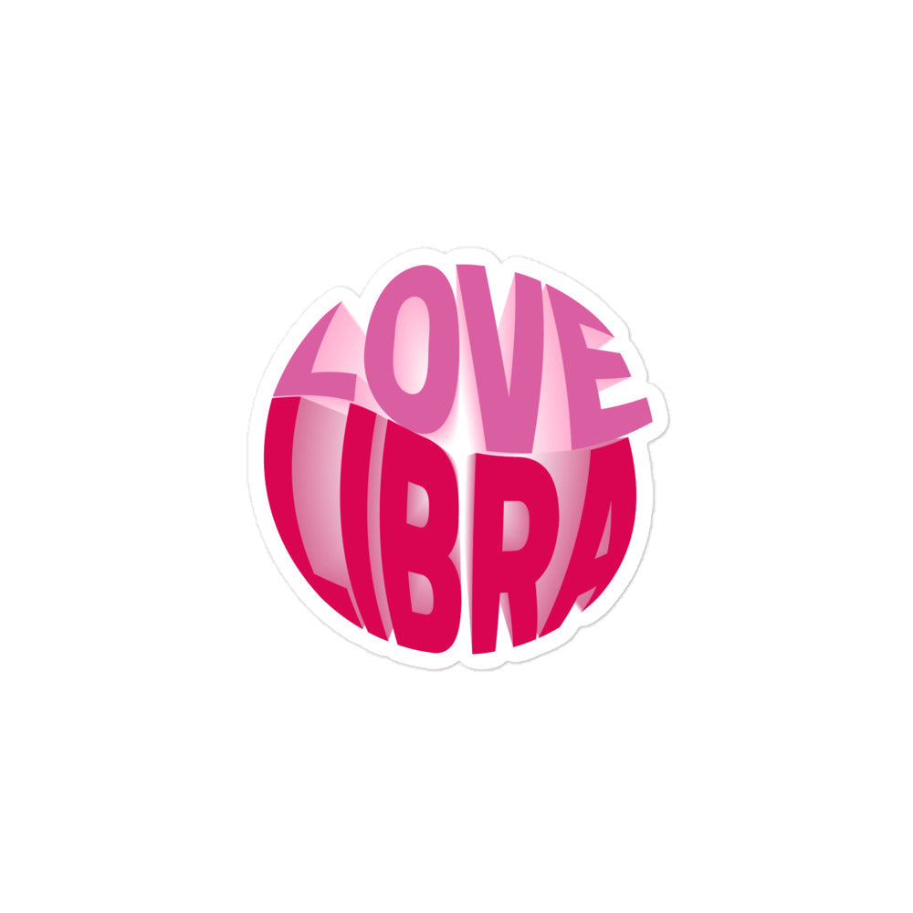 Love Libra Sticker