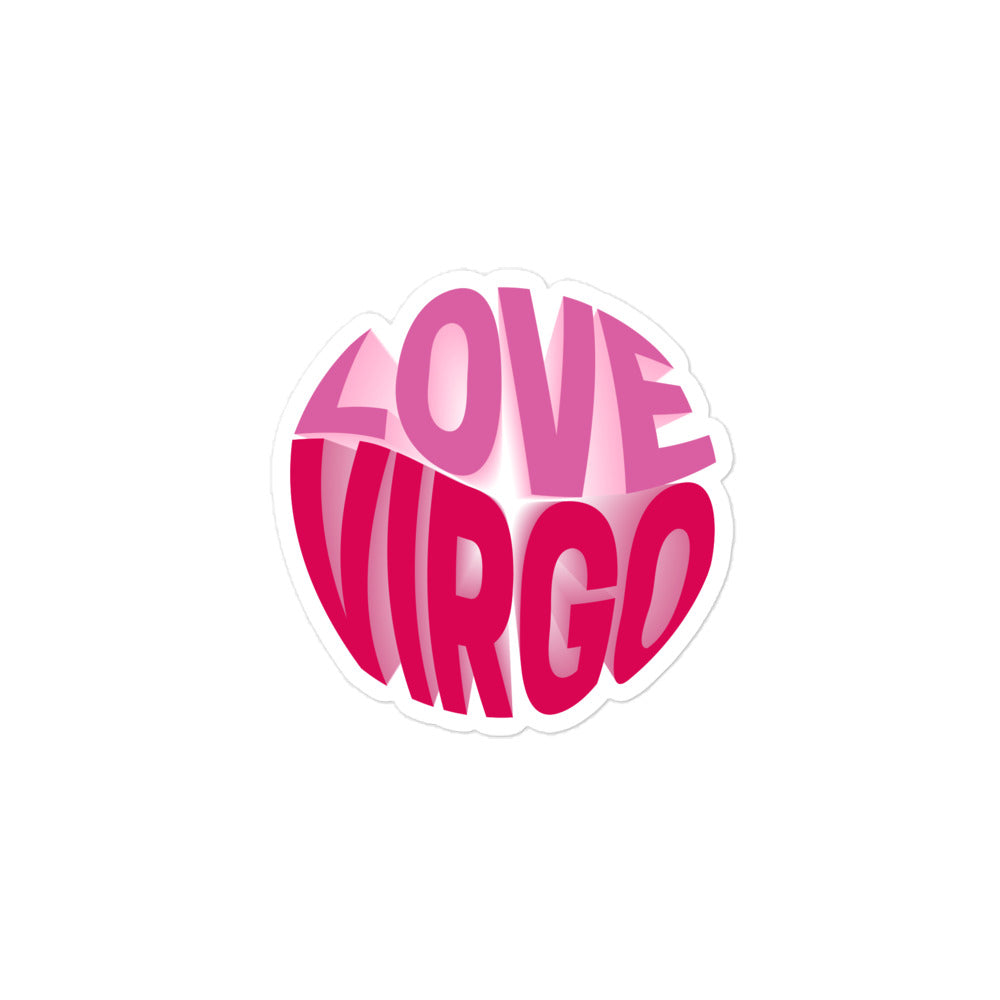 Love Virgo Sticker