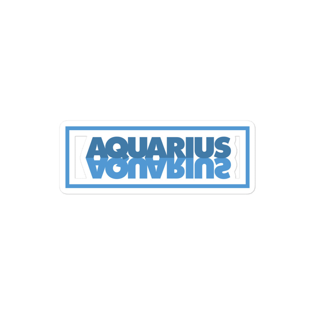 Aquarius Reflection Sticker