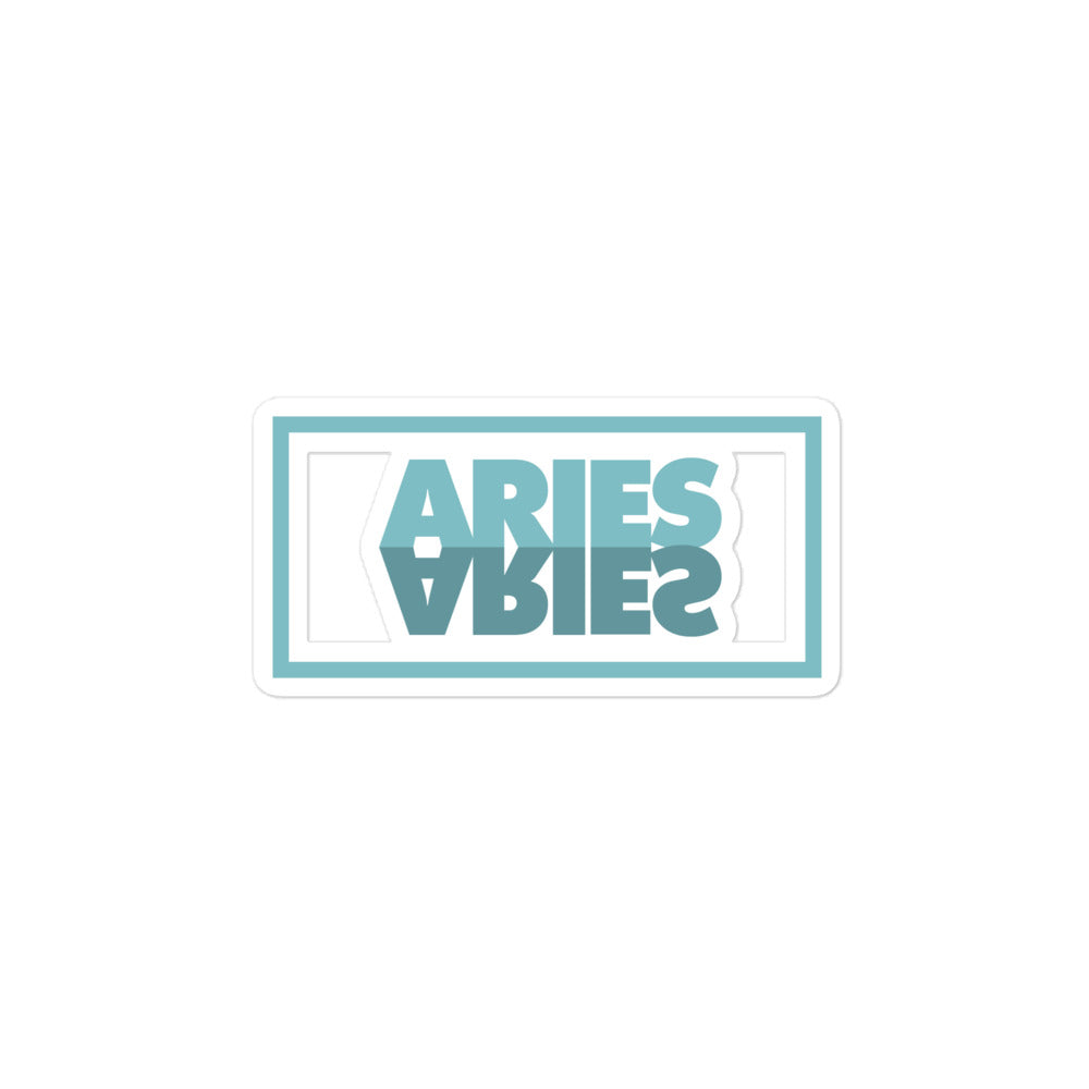 Aries Reflection Sticker