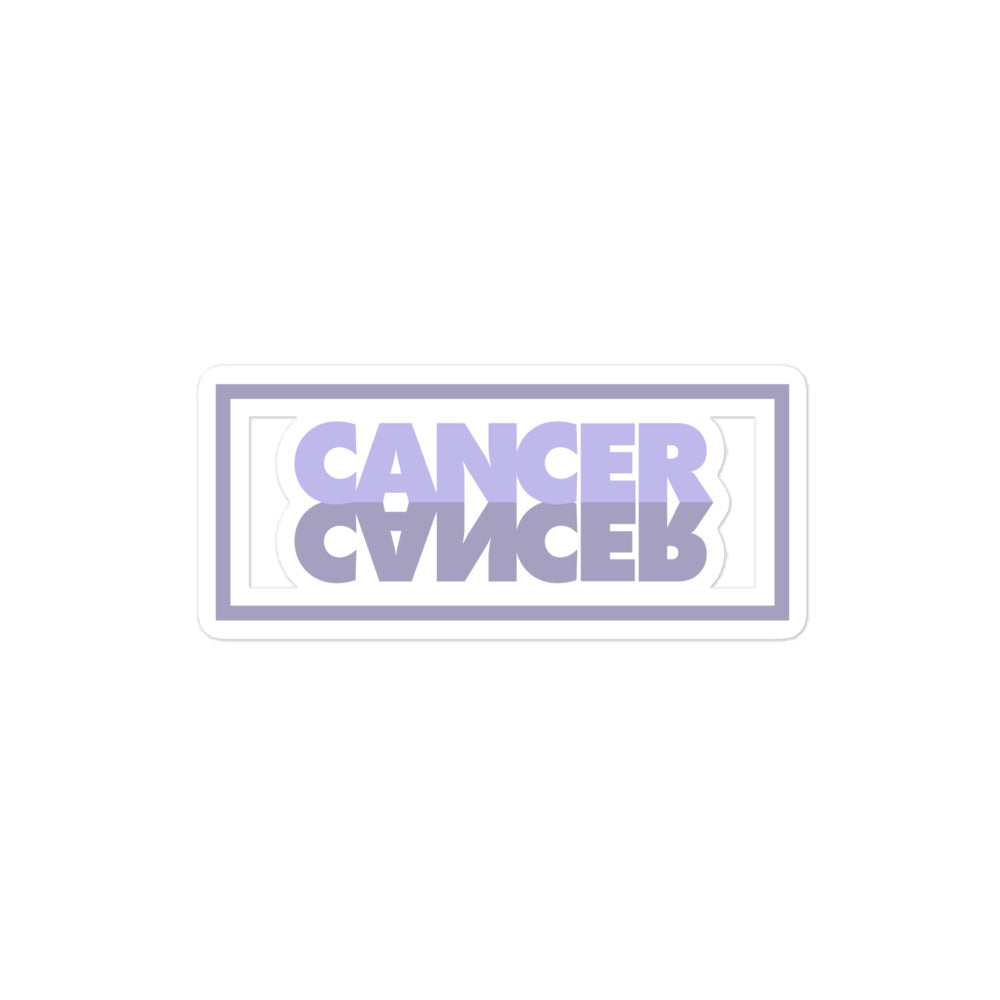 Cancer Reflection Sticker