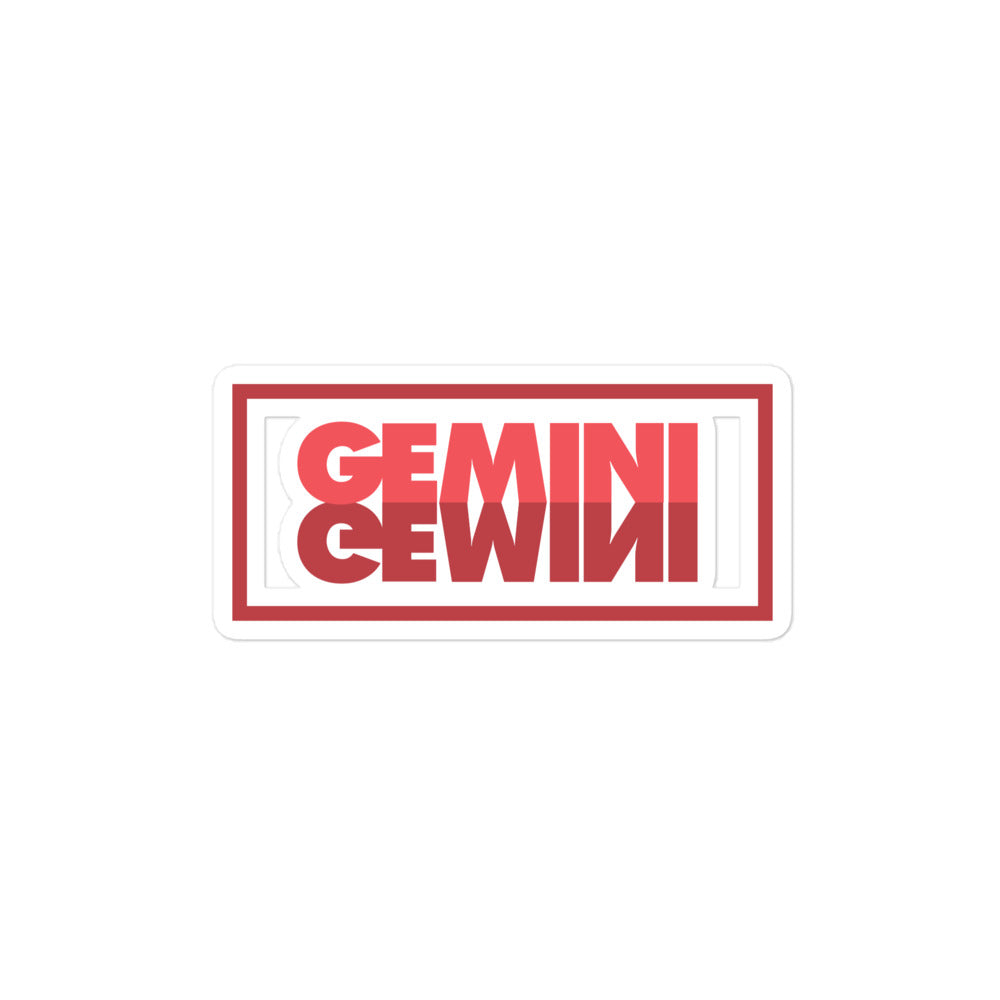 Gemini Reflection Sticker