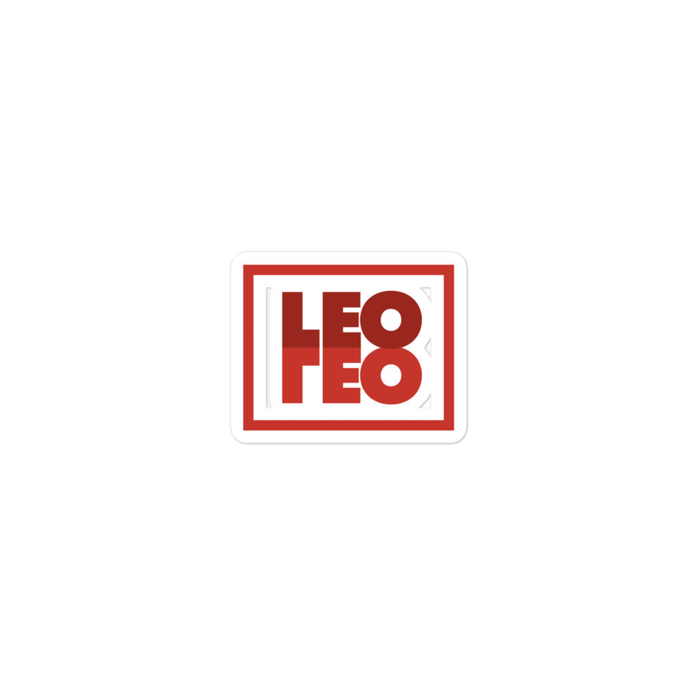 Leo Reflection Sticker