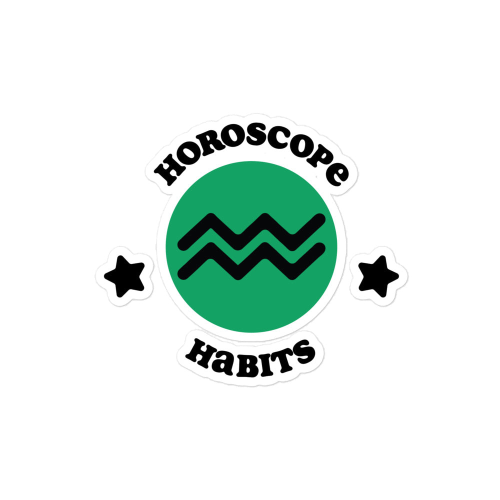 Aquarius Symbol Sticker