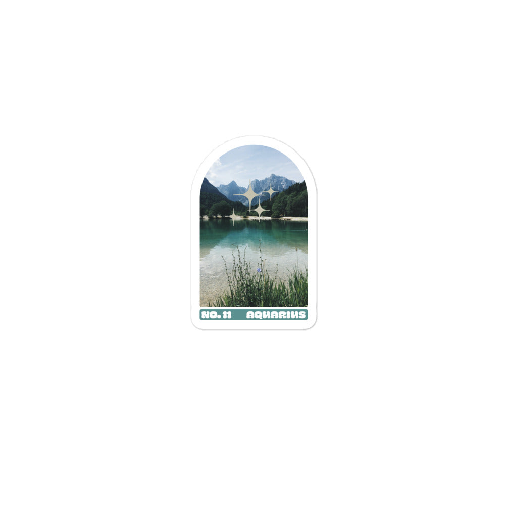 Aquarius Window Sticker