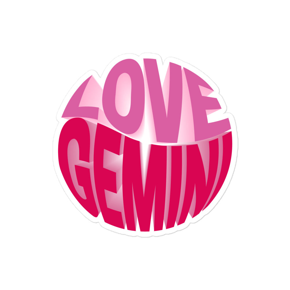 Love Gemini Sticker