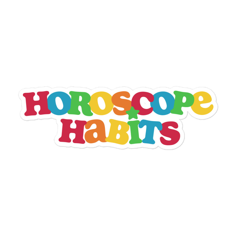 Baby Horoscope Habits Sticker