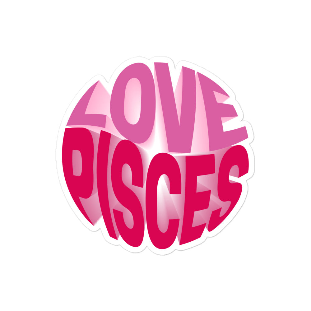 Love Pisces Sticker