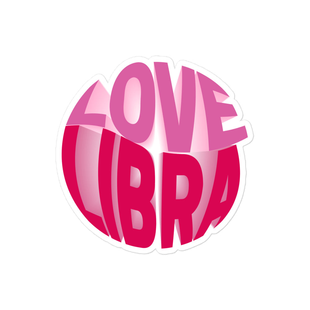 Love Libra Sticker