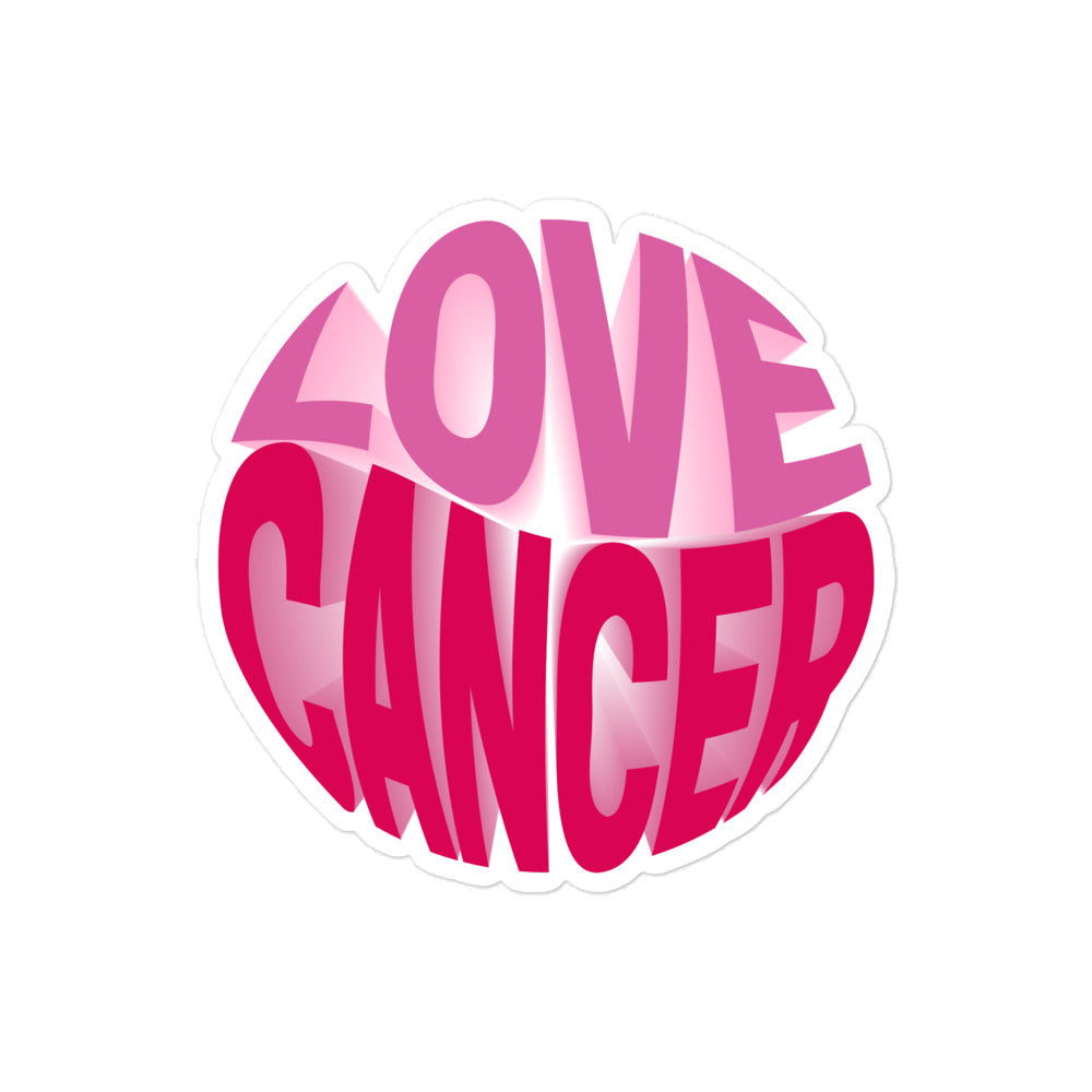 Love Cancer Sticker