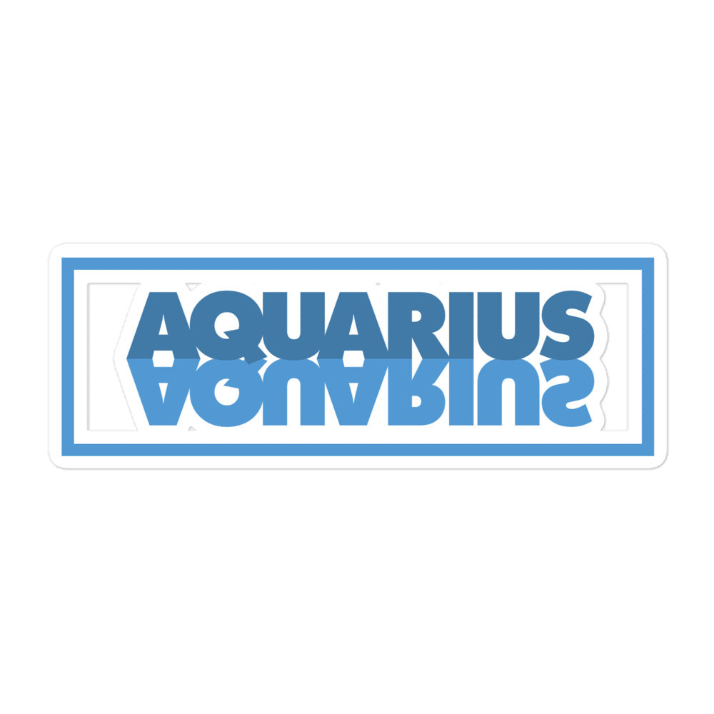 Aquarius Reflection Sticker