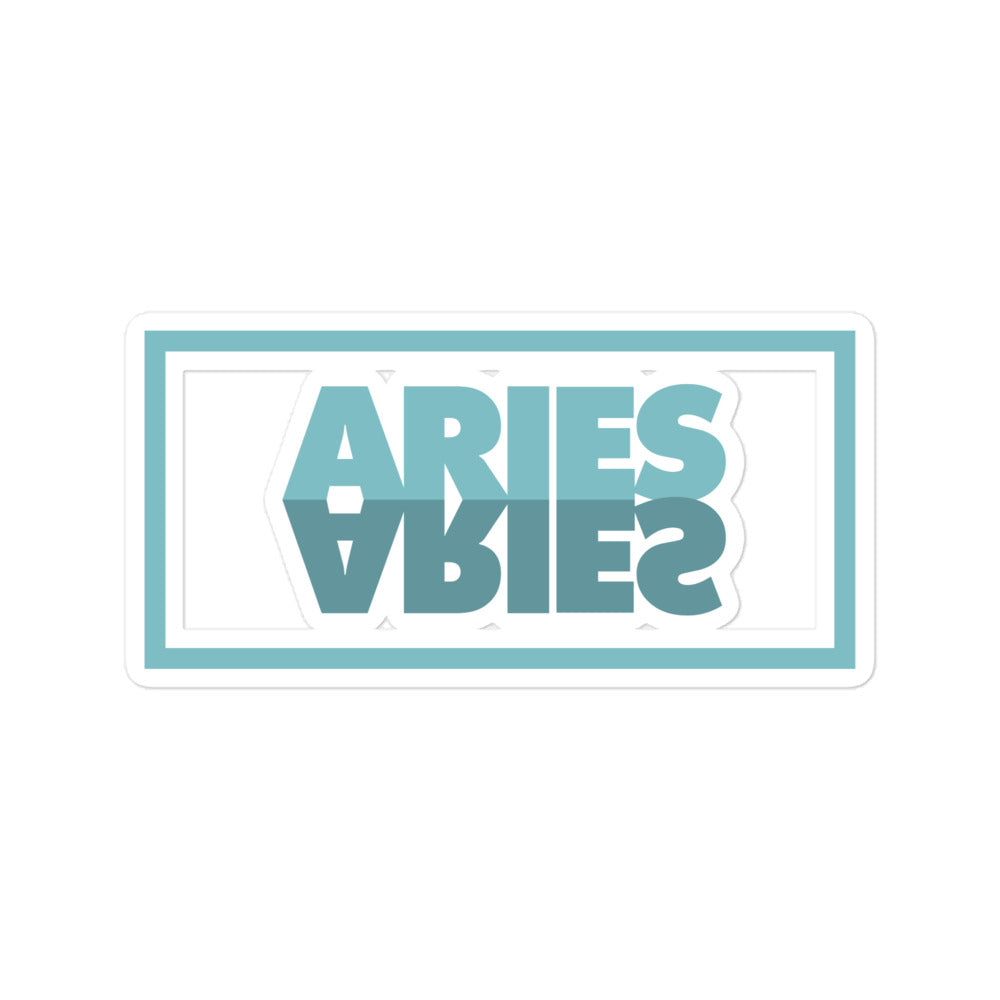 Aries Reflection Sticker