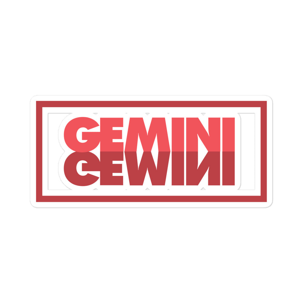 Gemini Reflection Sticker