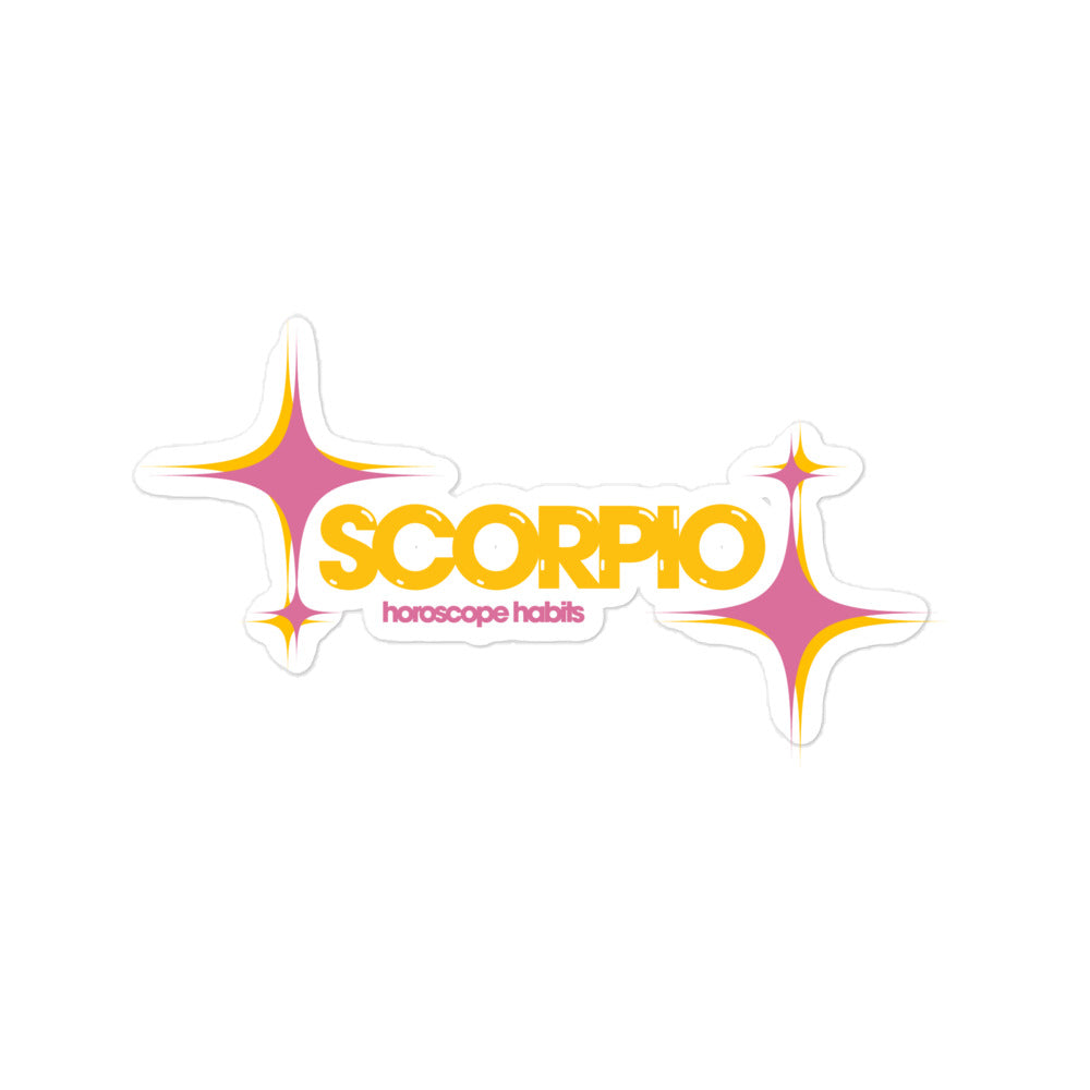 Sparkle Scorpio Sticker