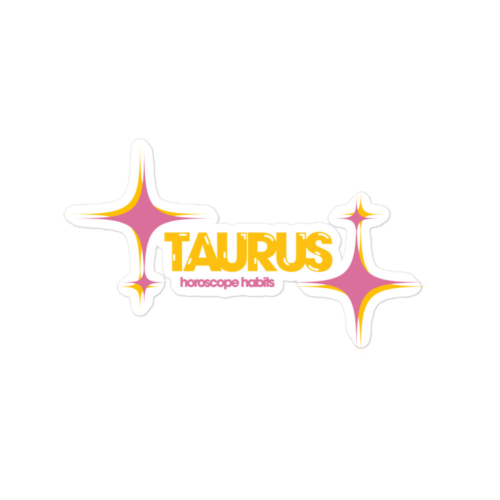 Sparkle Taurus Sticker