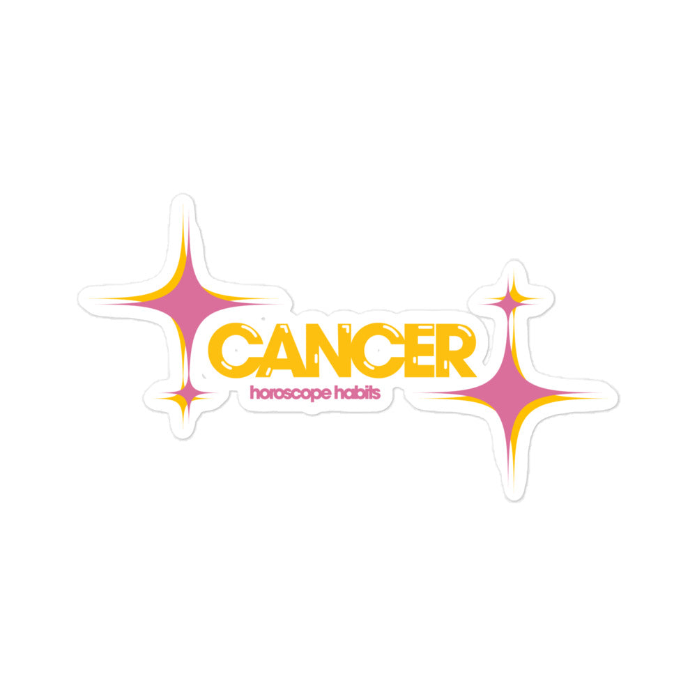 Sparkle Cancer Sticker