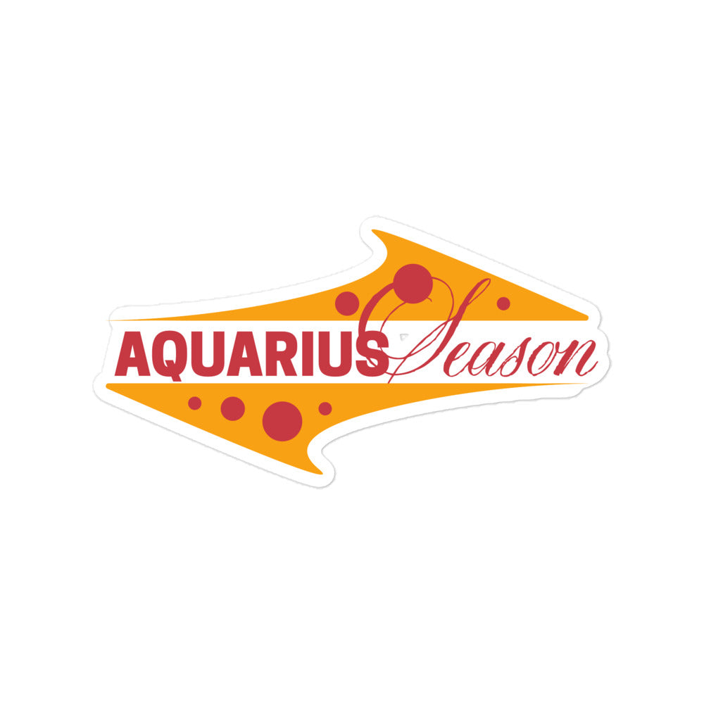 Aquarius Season Sticker