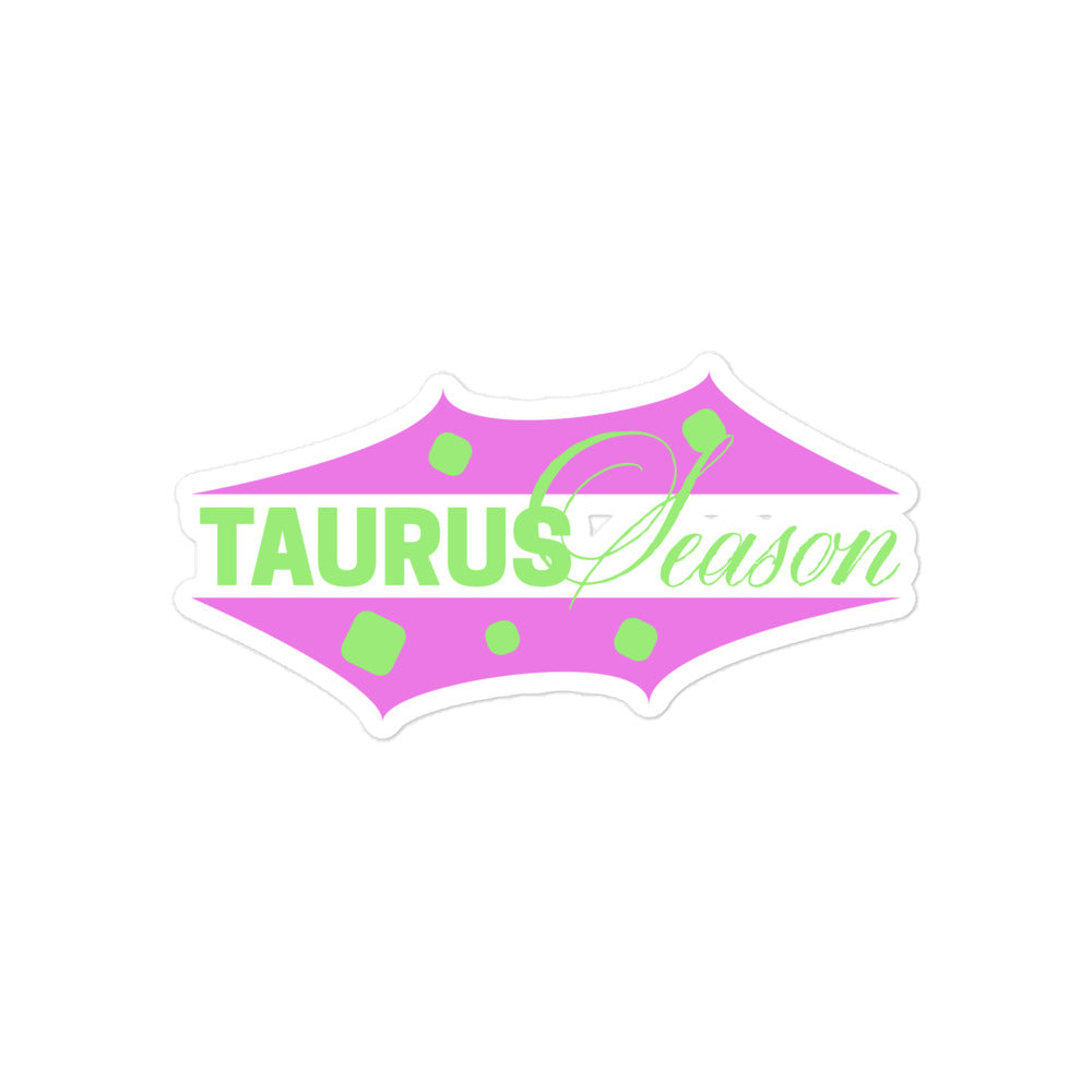 Taurus Season Sticker