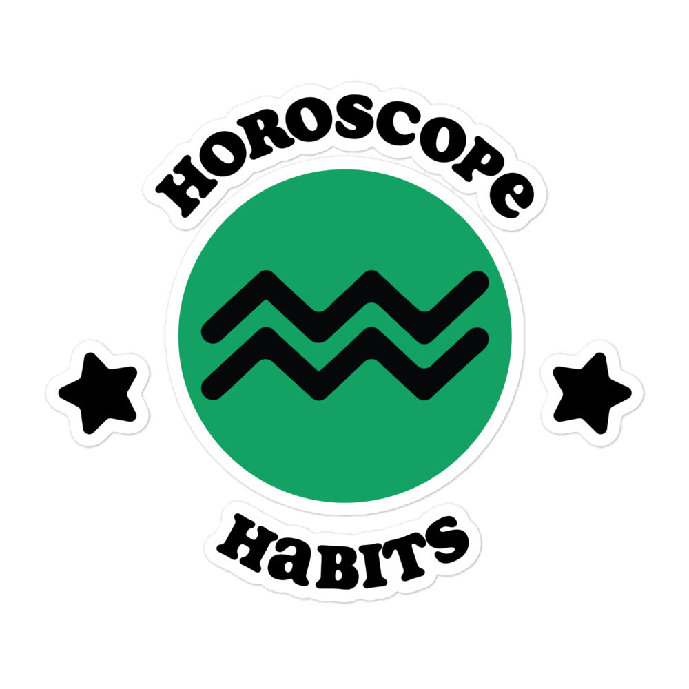 Aquarius Symbol Sticker
