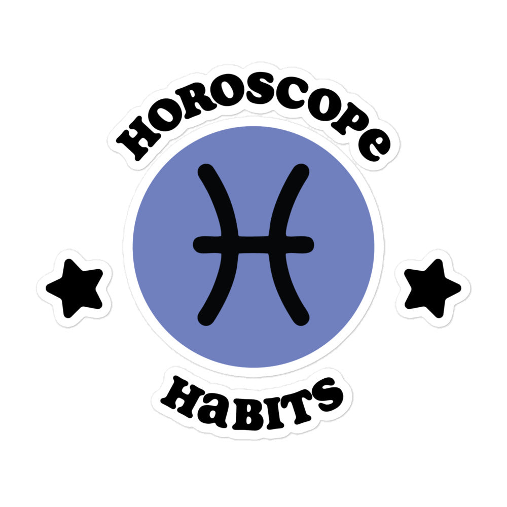 Pisces Symbol Sticker