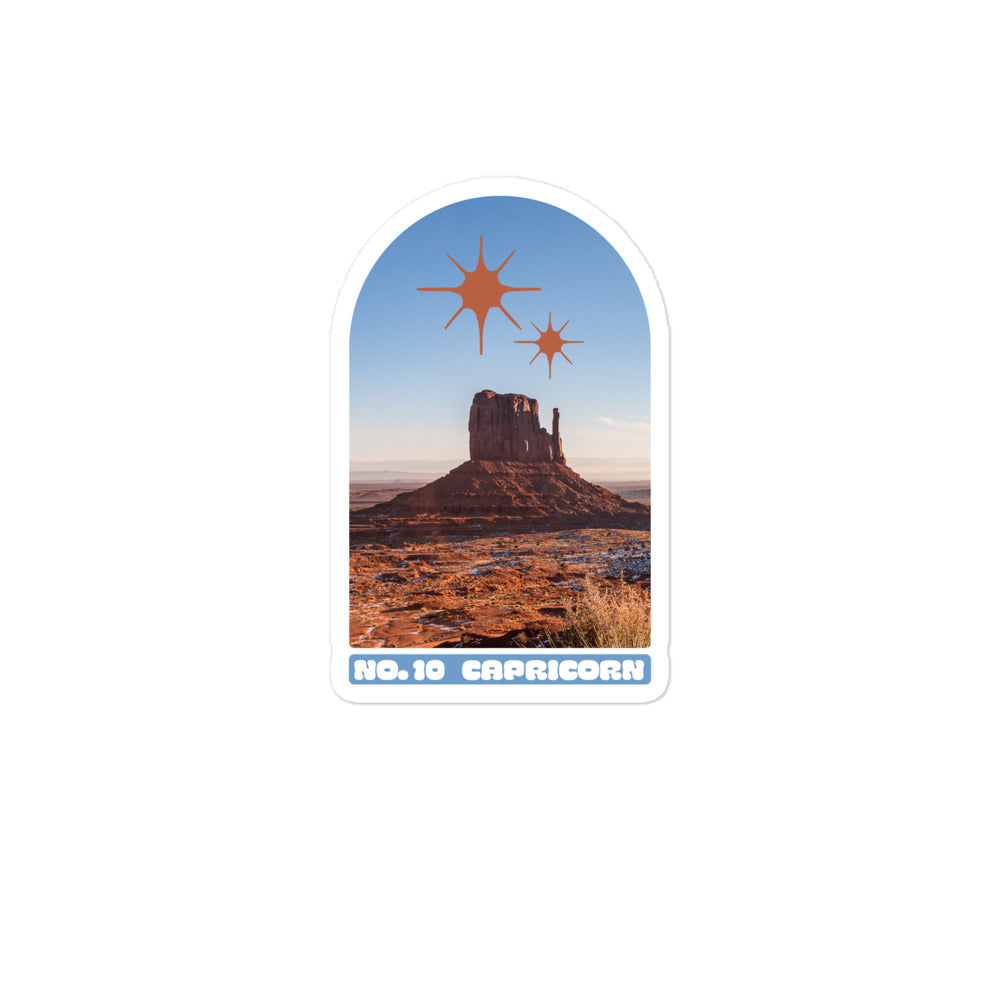 Capricorn Window Sticker