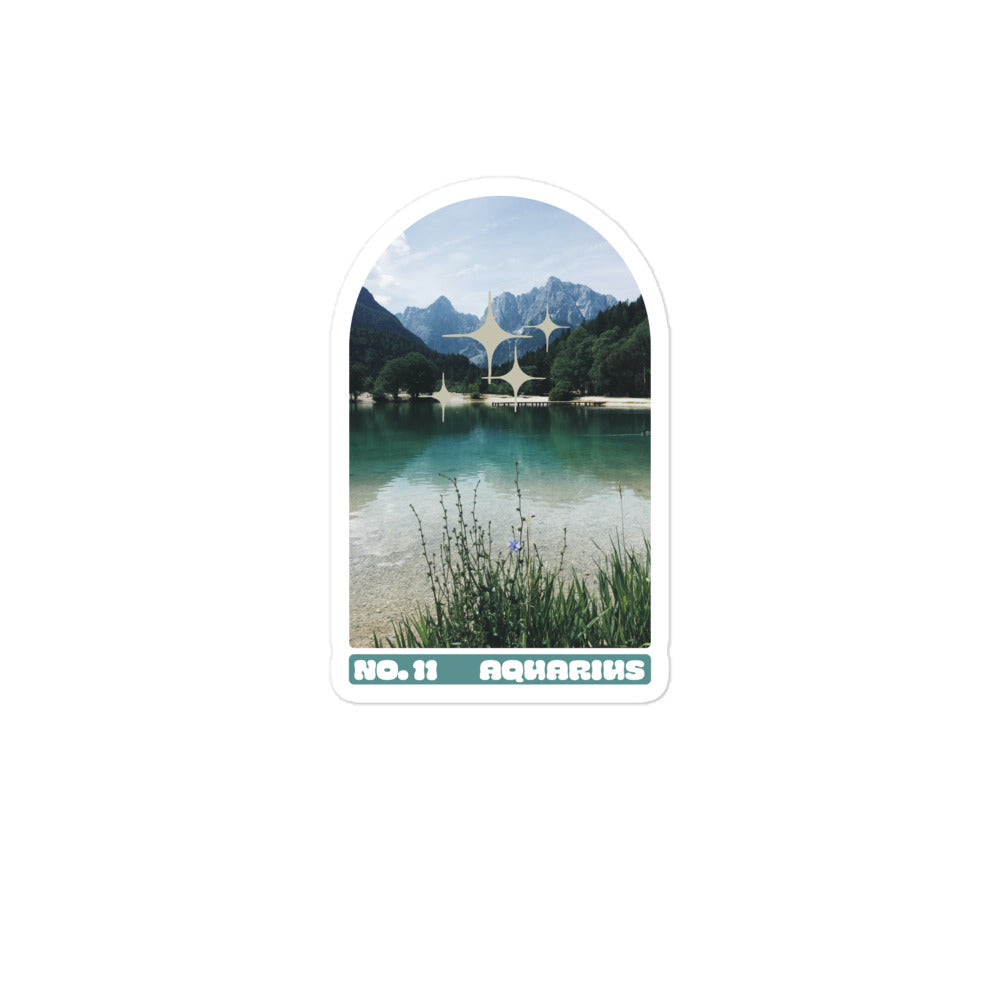 Aquarius Window Sticker
