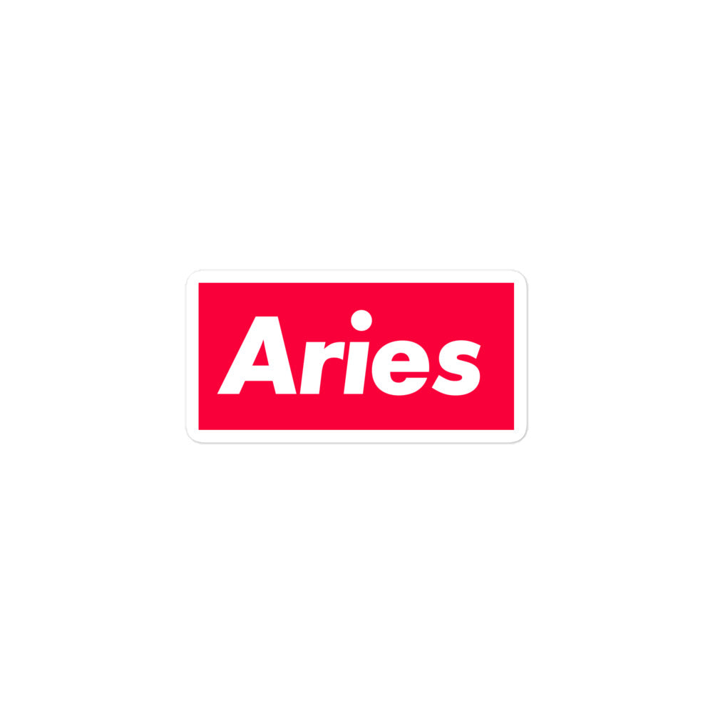 Aries Box Logo Sticker