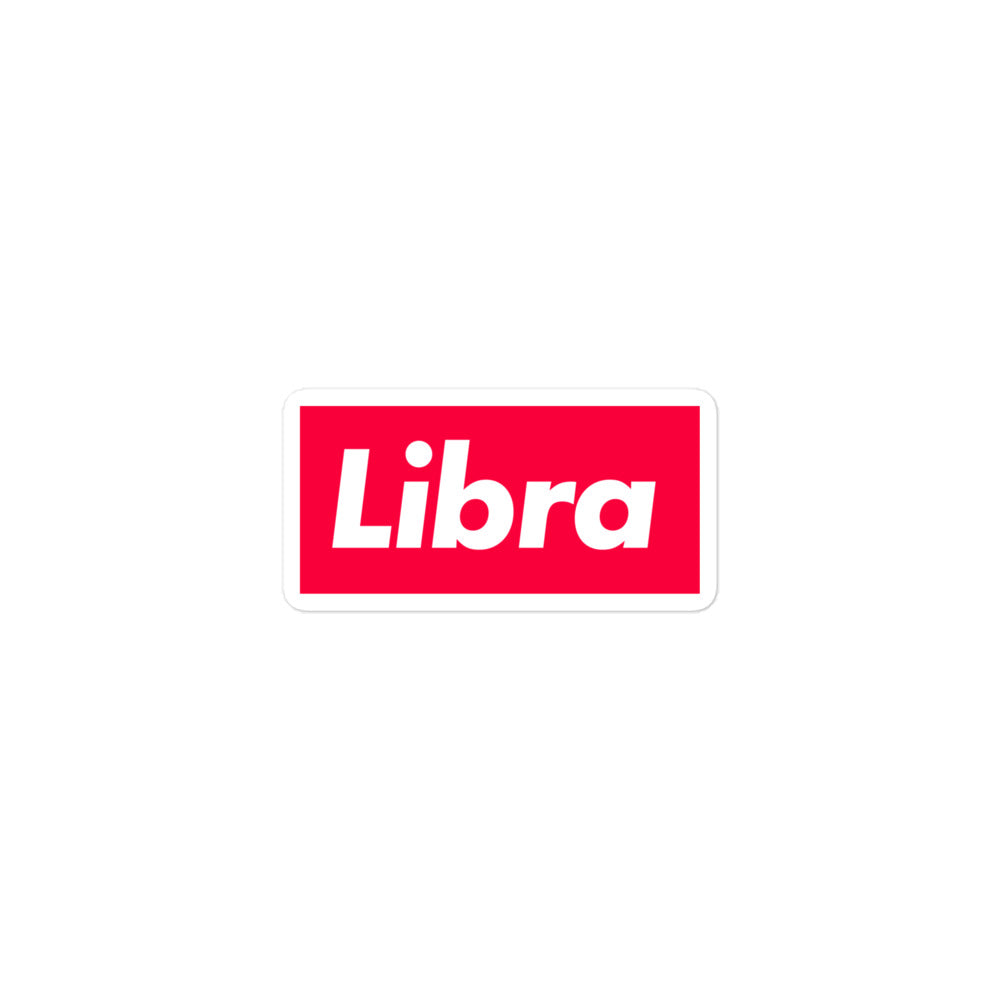 Libra Box Logo Sticker