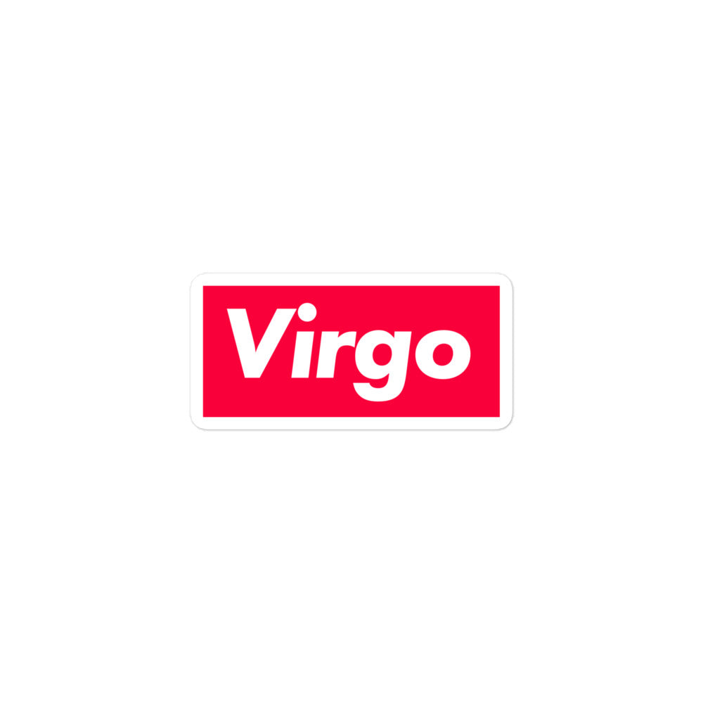 Virgo Box Logo Sticker