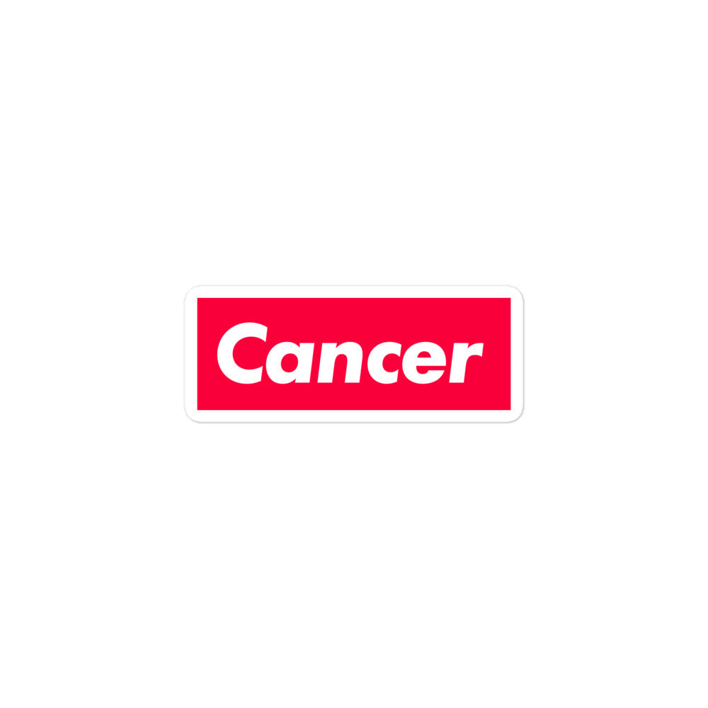 Cancer Box Logo Sticker