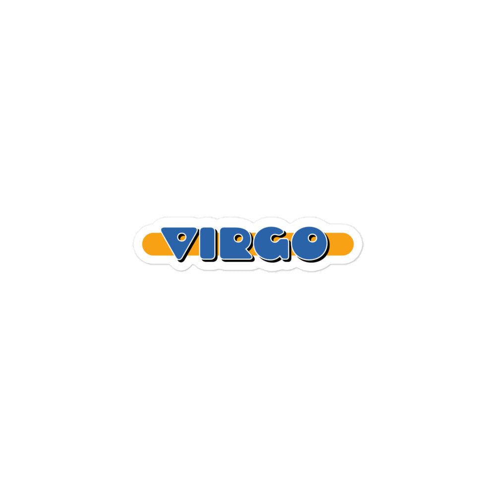 Virgo Blue Badge Sticker