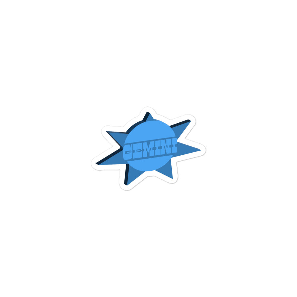 Gemini Sunburst Sticker