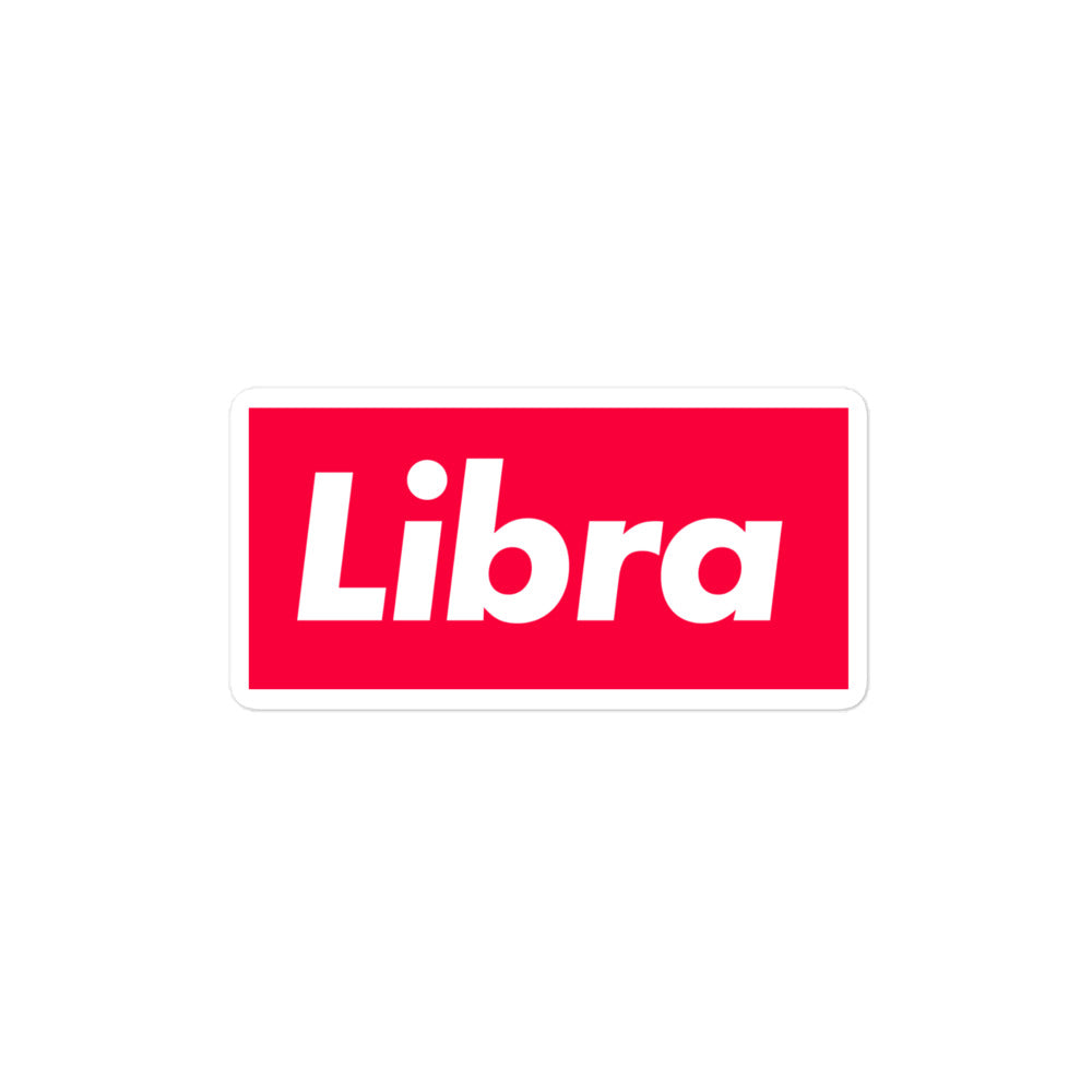 Libra Box Logo Sticker