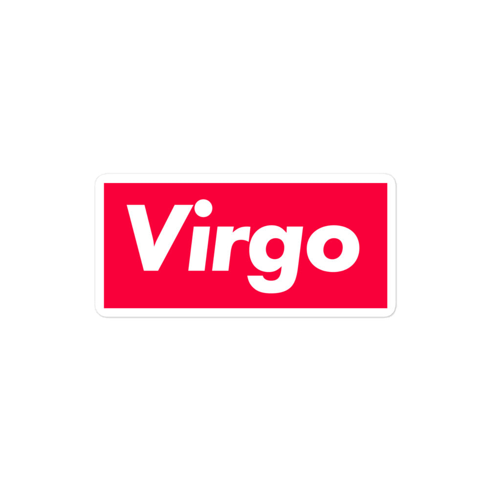 Virgo Box Logo Sticker