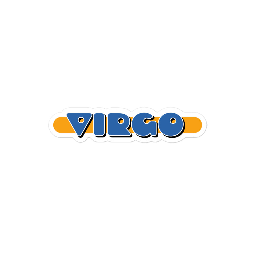 Virgo Blue Badge Sticker