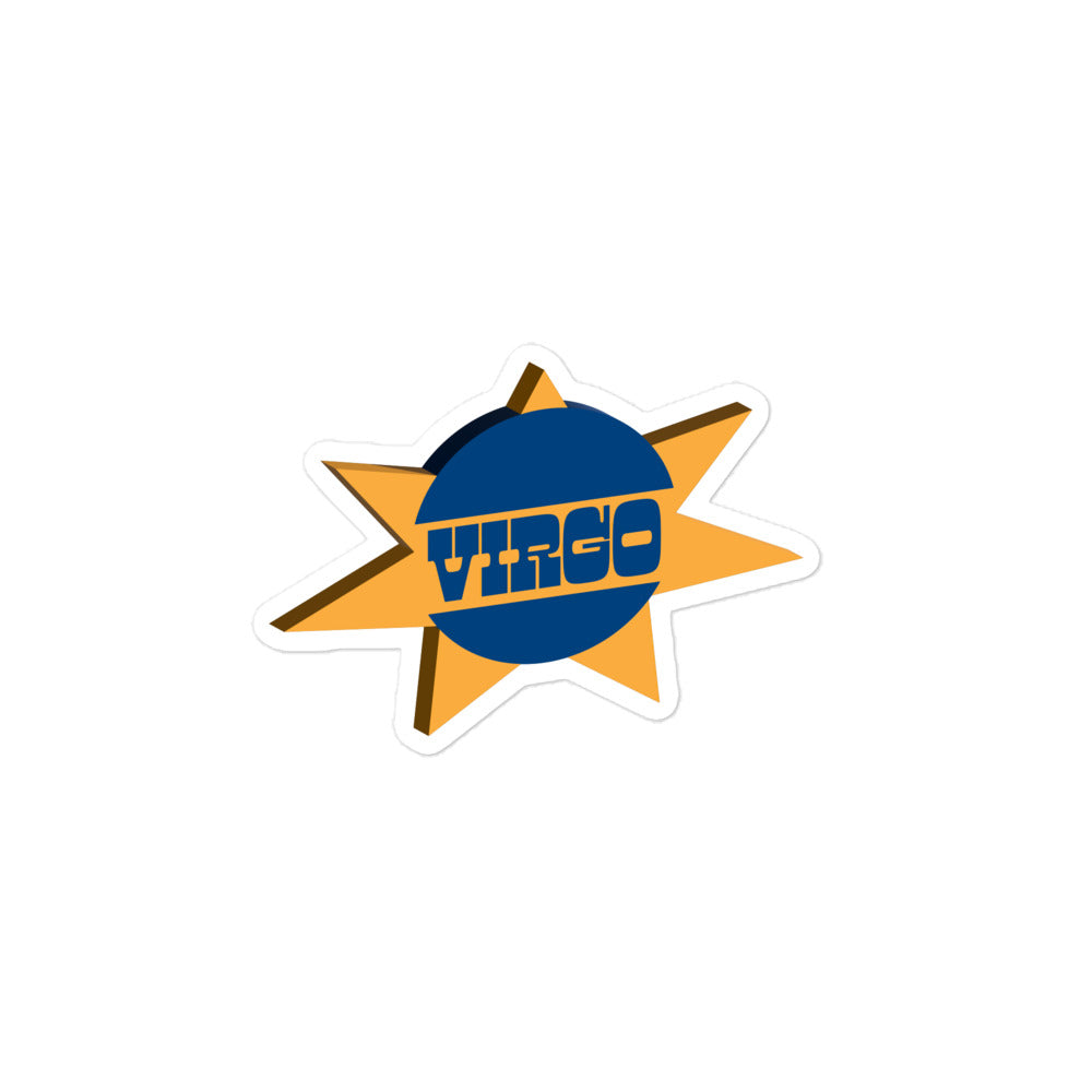 Virgo Sunburst Sticker