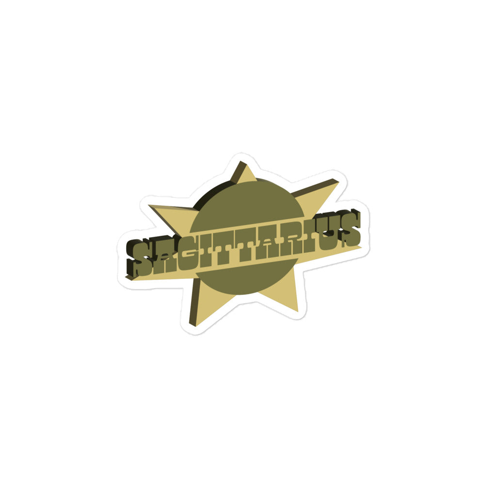 Sagittarius Sunburst Sticker