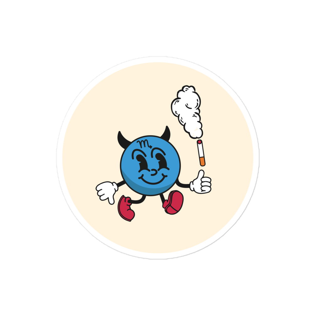 Scorpio Smoker Sticker