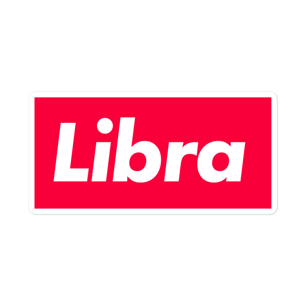 Libra Box Logo Sticker
